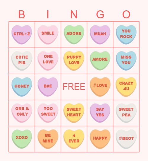 BEOT BINGO! Bingo Card