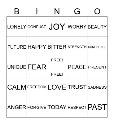 Losing the Weight! Bingo Card