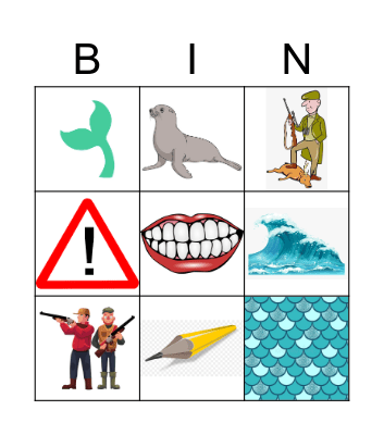 Shark Bingo Card