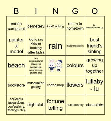 HYUNHO Bingo Card