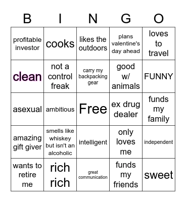 ARE YOU JUI'S TYPE??? Bingo Card
