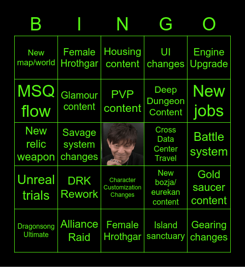 Degenstiniens BINGO Card