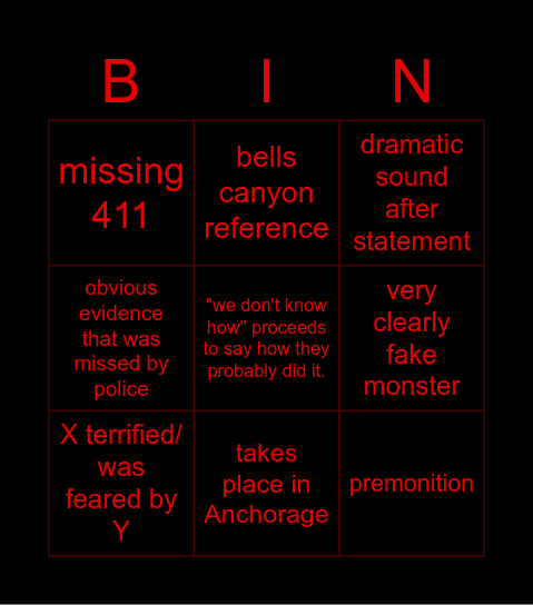 MrBallen Bingo Card