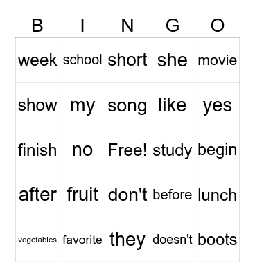 Ido David's Bingo game Bingo Card