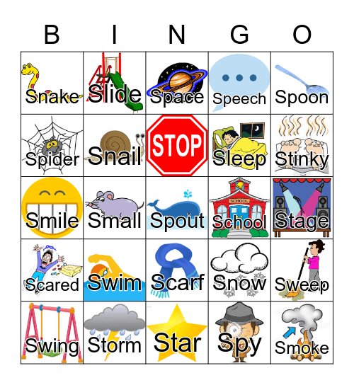 s-blends Bingo Card