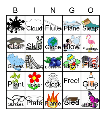 l blends Bingo Card