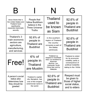 Untitled Bin Bingo Card