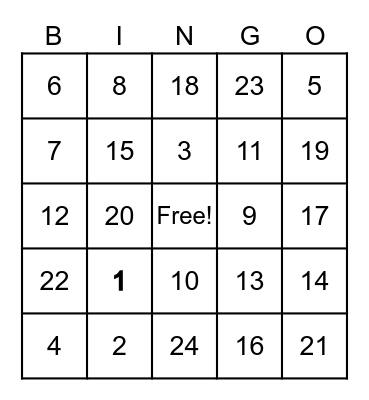 Woman's Day 2022 Bingo Card