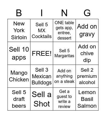 FAMILY DAY Bingo Card