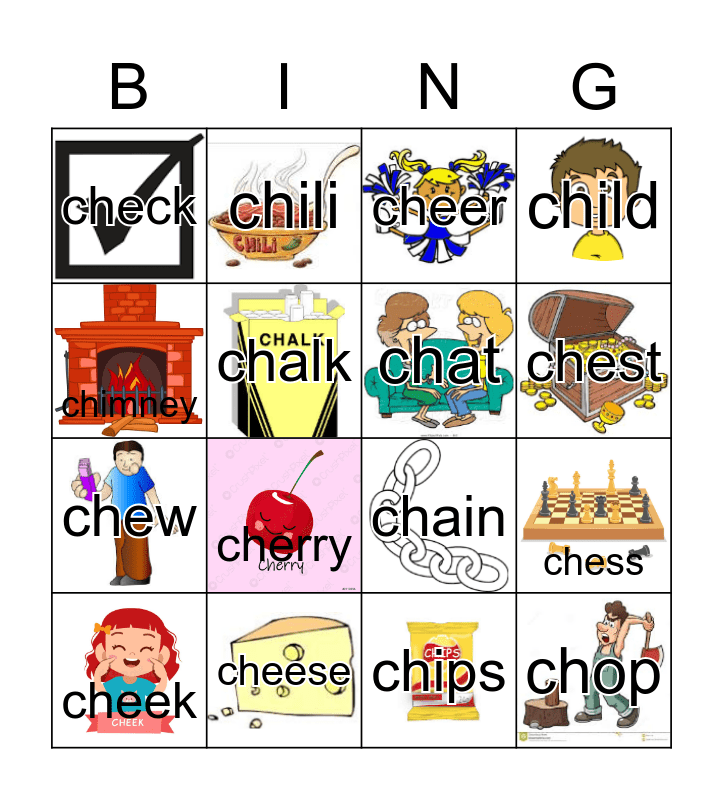 CH-INGO! Bingo Card