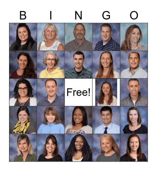 Tate Staff BINGO Card