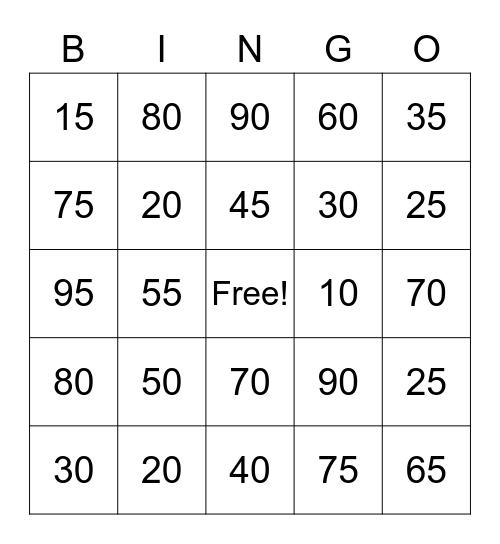 count-by-5s-bingo-card