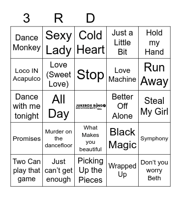 PROMISES (3) Bingo Card