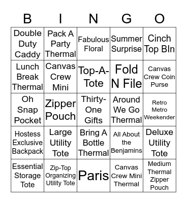Women With Purpose Shop On Purpose Bingo Card