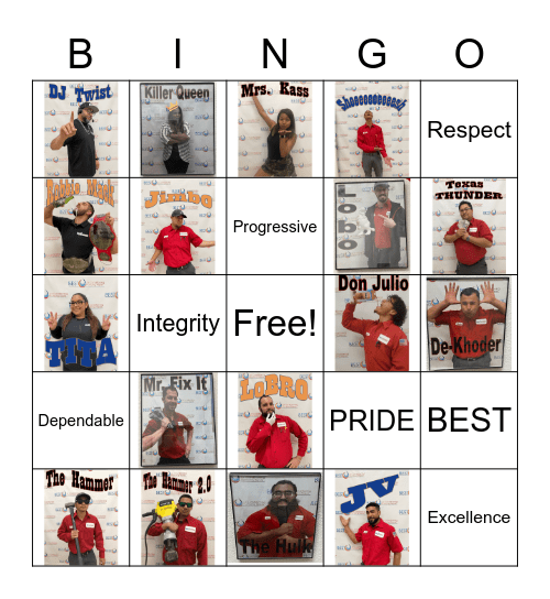 B(EST)INGO Bingo Card