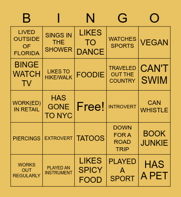 CHARMED AND PRECIOUS PICNICS Bingo Card