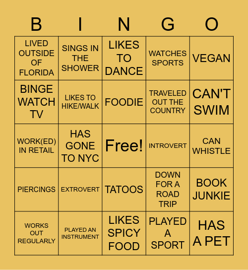 CHARMED AND PRECIOUS PICNICS Bingo Card