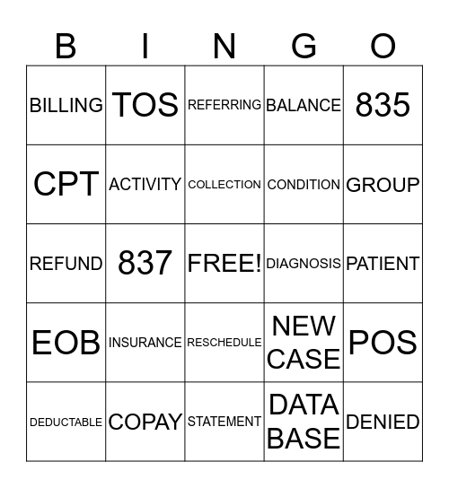 Medisoft Bingo Card