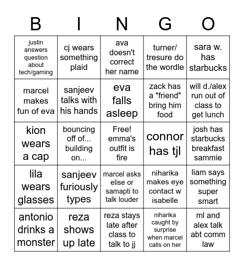twosday Bingo Card