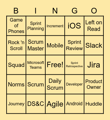Remotely BINGO Card