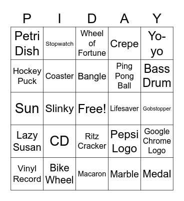Pi Day BINGO Card