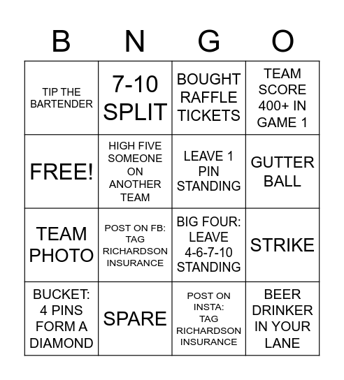 THAT'S HOW WE ROLL BINGO Card