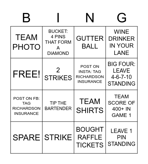 THAT'S HOW WE ROLL BINGO Card