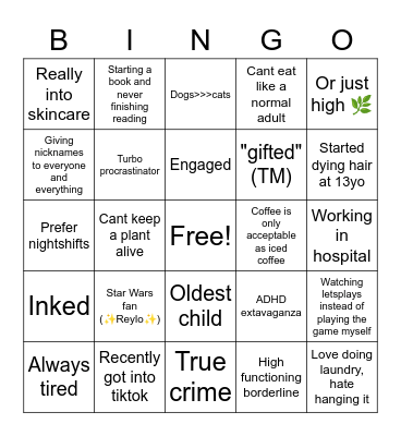 Bobo Bingo Card