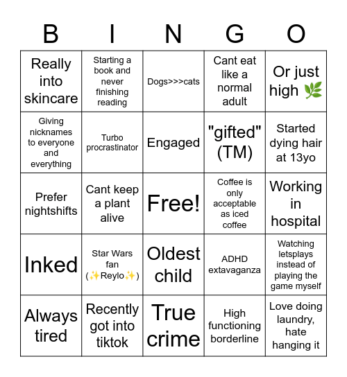 Bobo Bingo Card