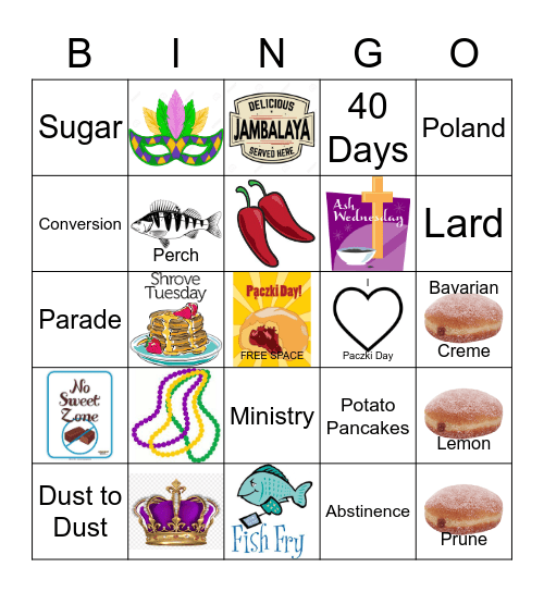 PACZKI DAY BINGO Card