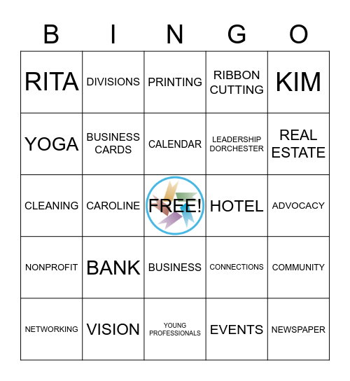 Chamber Bingo Card