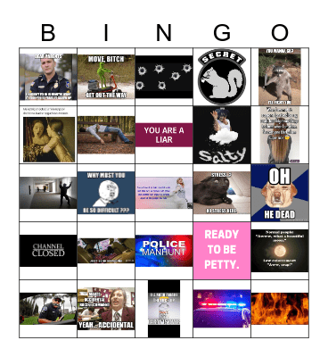 'SPATCH BINGO Card