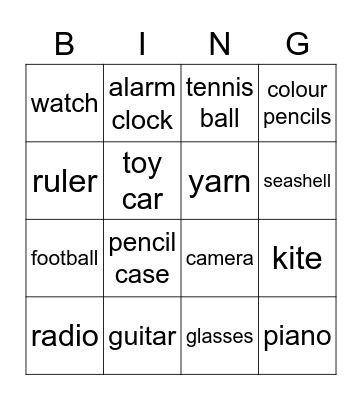 FLYERS UNIT 32 Bingo Card