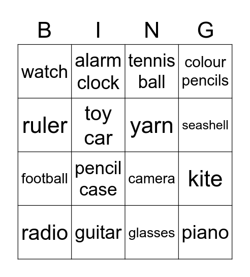 FLYERS UNIT 32 Bingo Card