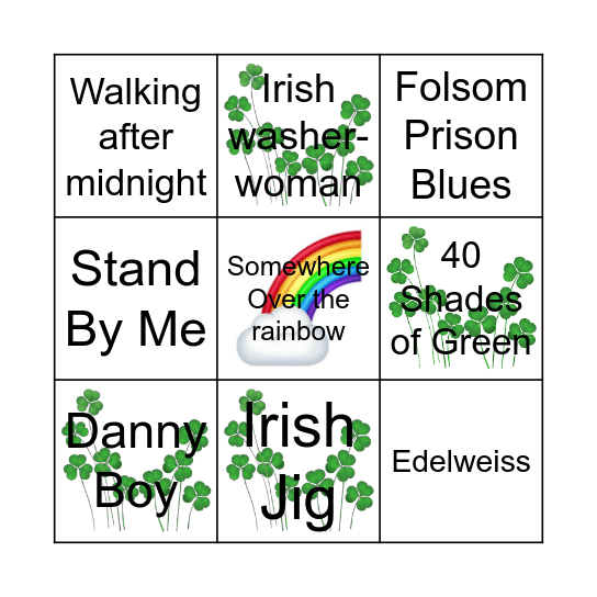 Wednesday Tic-Tac-Toe Bingo Card