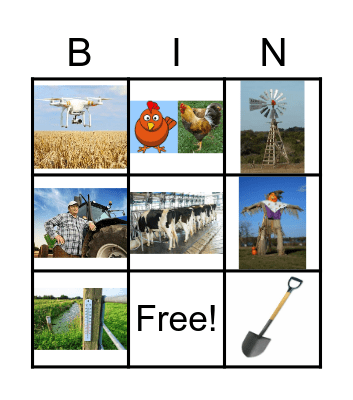 Farm Technology Bingo Card