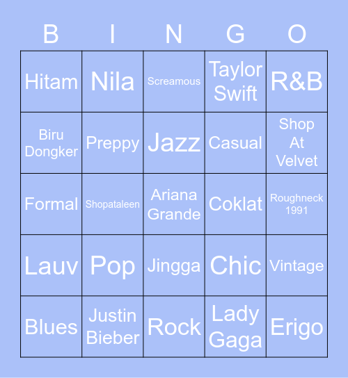 Gelora Bingo Card