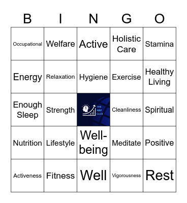 HCM SHS ONE DAY LEAGUE Wellness Bingo Card