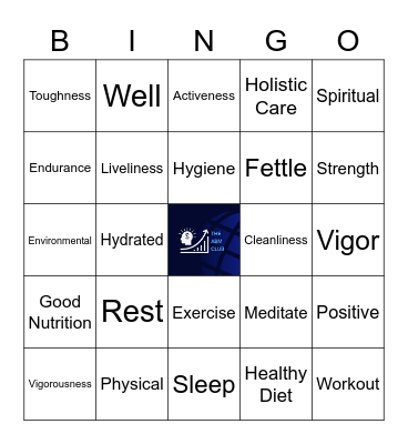 HCM SHS ONE DAY LEAGUE Wellness Bingo Card