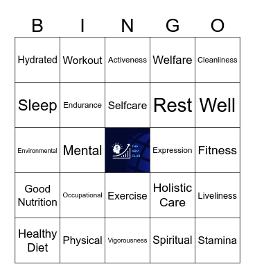 HCM SHS ONE DAY LEAGUE Wellness Bingo Card