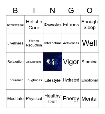 HCM SHS ONE DAY LEAGUE Wellness Bingo Card