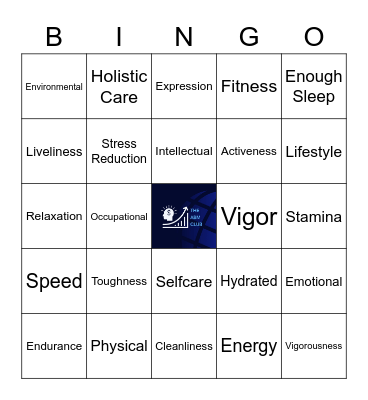 HCM SHS ONE DAY LEAGUE Wellness Bingo Card