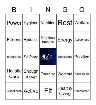 HCM SHS ONE DAY LEAGUE Wellness Bingo Card