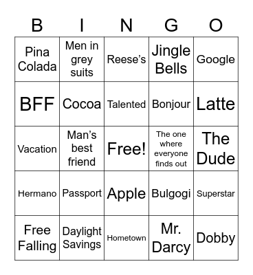 Get to Know You BINGO Card