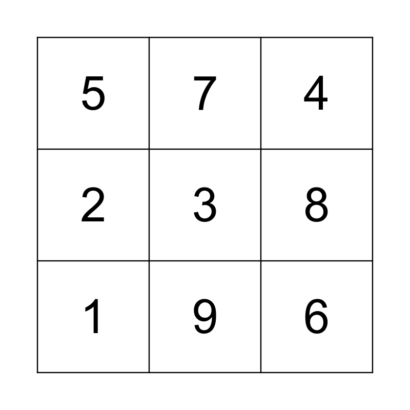What s Missing Bingo Card
