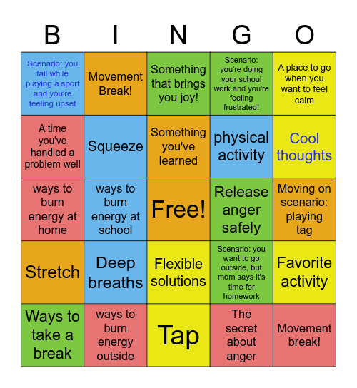 Review Bingo Card