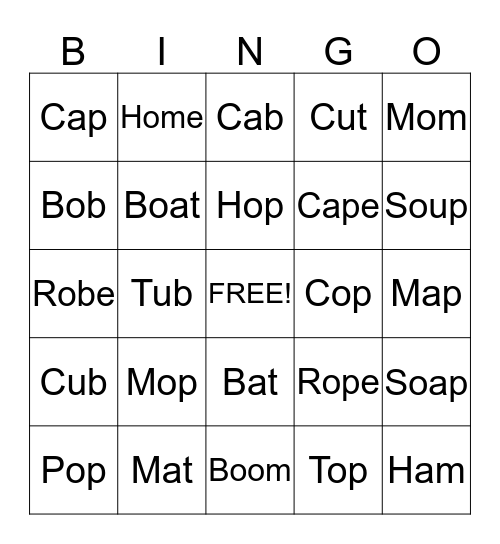 Sophia's Bingo Board  Bingo Card