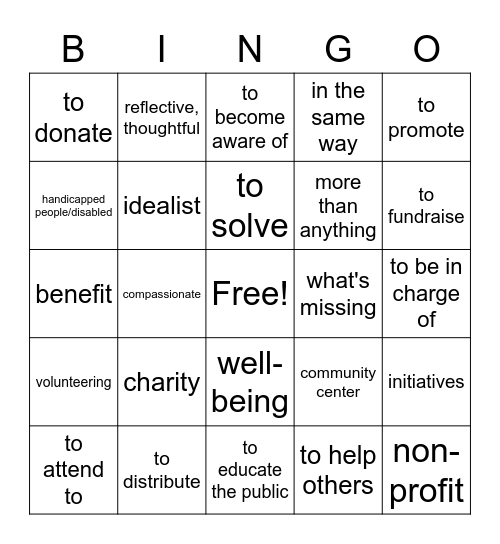 EC 4 U4 ASD1 y ASD 2 Bingo Card