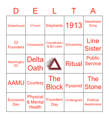 22 Dazzling Diamonds Spr'82 Bingo Card