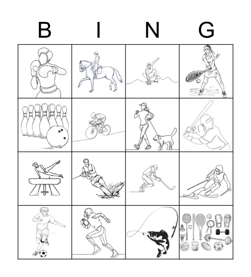 Les Sports Bingo Card